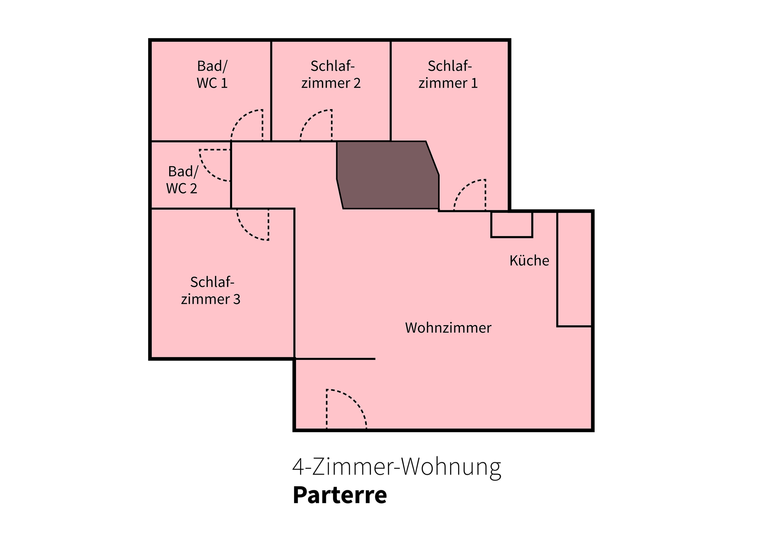 Plan Wohnung Parterre